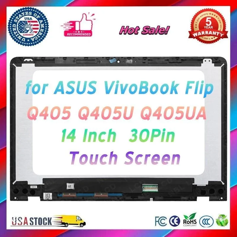 New NUOLAISUN LCD touch digitizer assembly for ASUS VivoBook Flip Q405UA