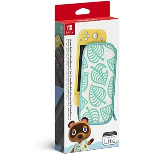 Nintendo Nintendo Switch Lite Carrying Case Animal Crossing Aloha Edition White Green — product photo