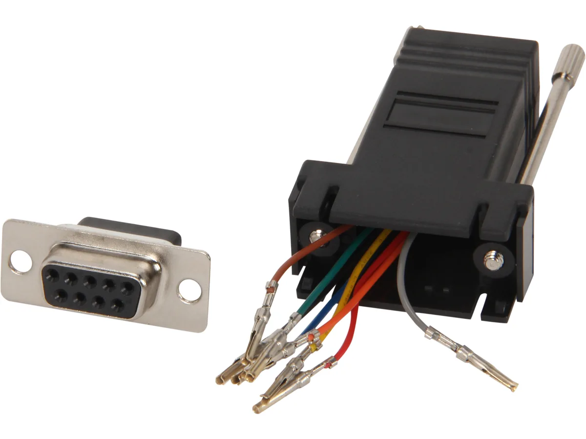 Cables To Go Cables To Go 02943 RJ45 to DB9 Female Modular Adapter Black — product photo