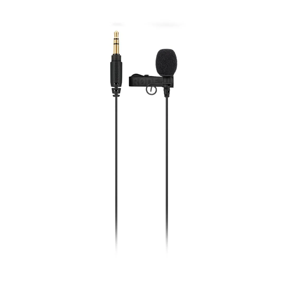  Rode Lavalier GO Professional Wearable Microphone Black 3.5mm 4.0mm Capsule 1.2m Kevlar Cable — product photo