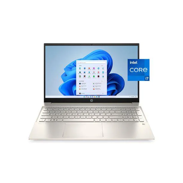 HP HP Pavilion 15-eg0070wm laptop 15.6 FHD Touch i7-1165G7 8GB 512GB Lunar Gold — product photo