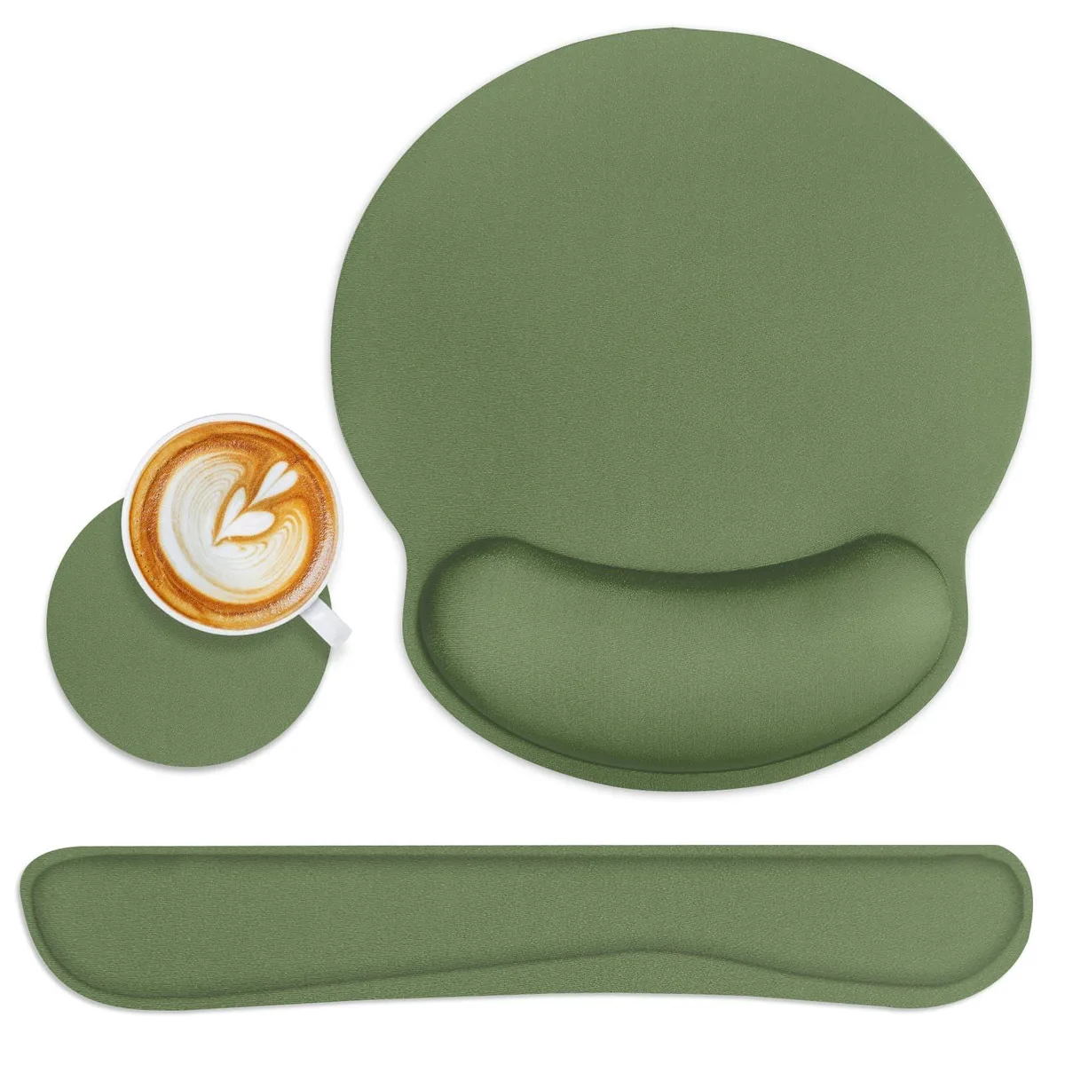  Britimes KJH-7 SG-1022 Green Mouse Pad Set 9.8 in x 9.1 in x .78 in — product photo