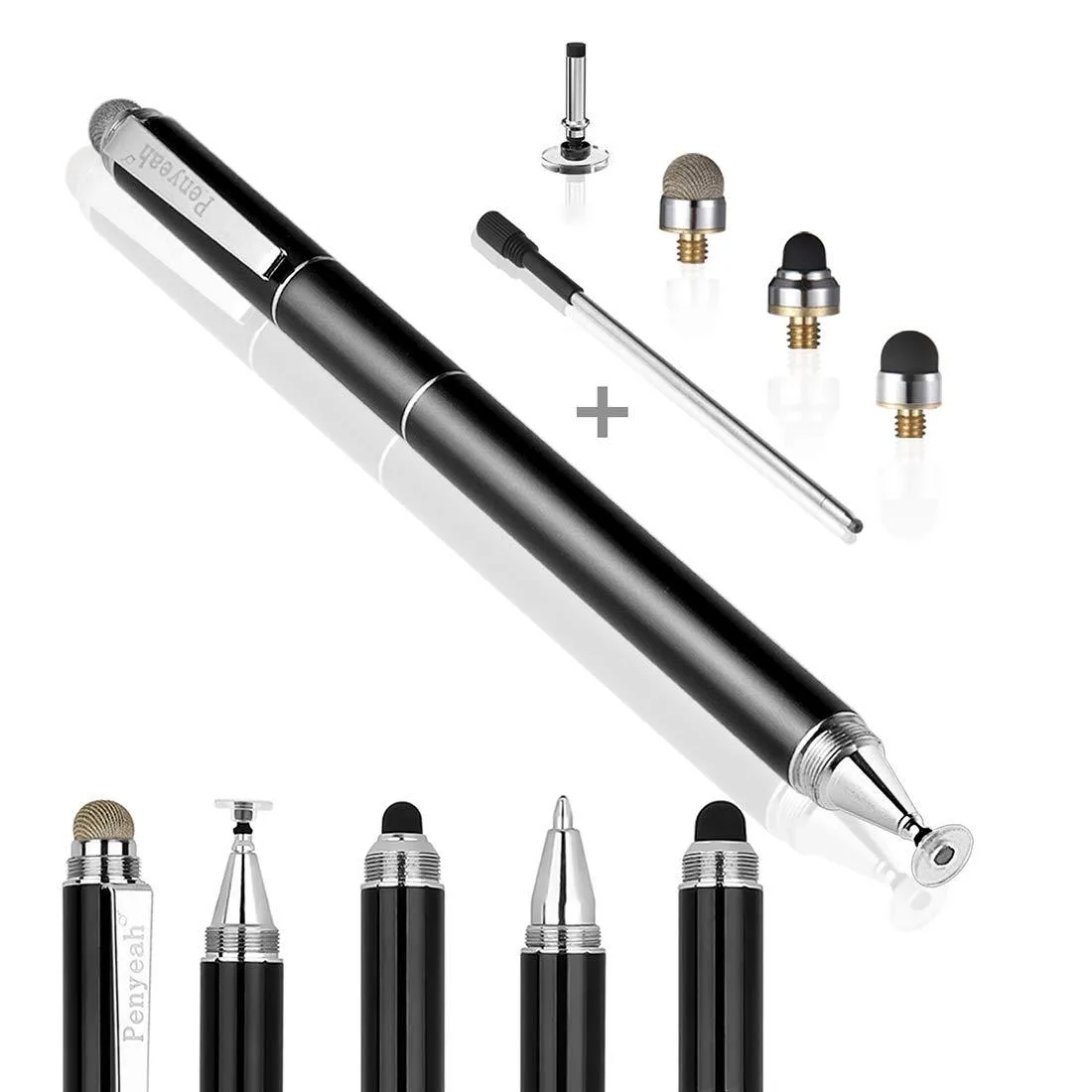 Penyeah 4-in-1 Stylus q1-111 Black .27 .23 .16 .2 tips 5.6 in — product photo