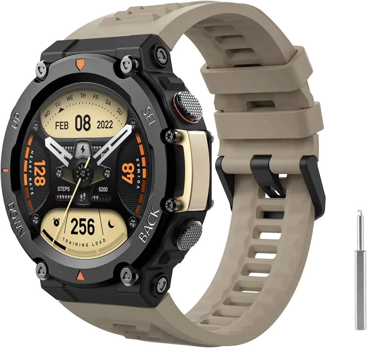 ETEIZU ETEIZU Watch Band for Amazfit T-Rex 2 Rock Gray 140-221 mm — product photo