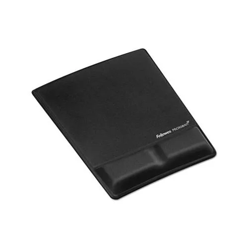 FELLOWES FELLOWES 9181201 Memory Foam Wrist Rest Mouse Pad Black — product photo