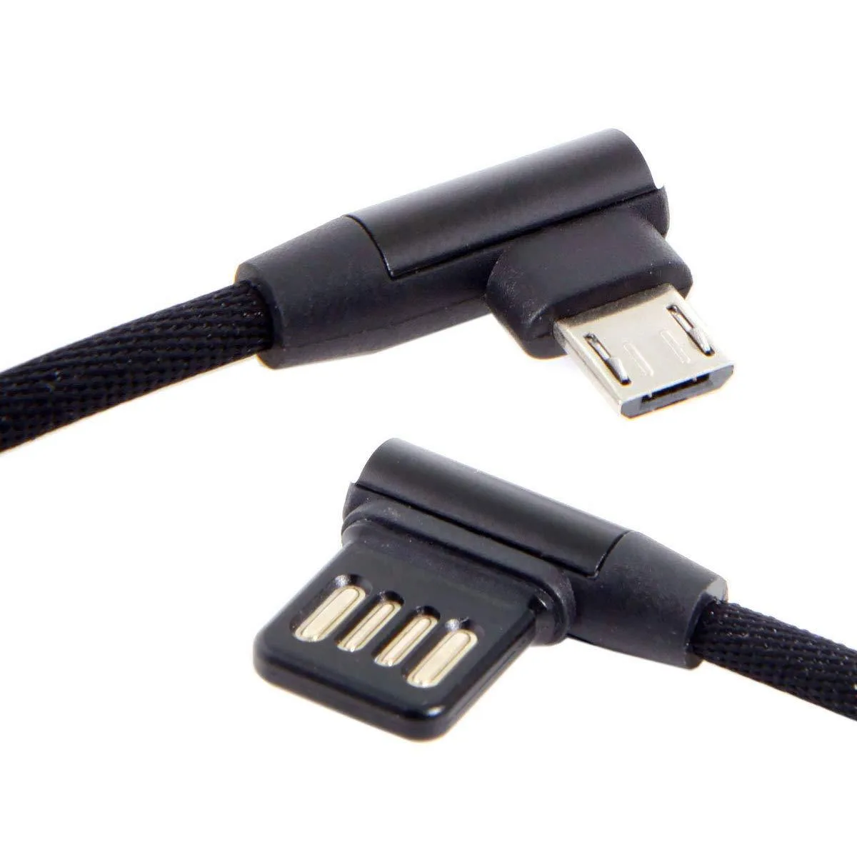 Fervit Fervit Micro USB 5Pin Angled 90° USB 2.0 Cable 15cm — product photo