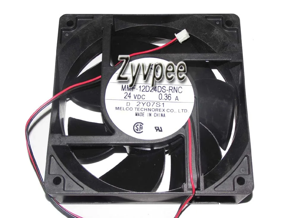 Zyvpee Zyvpee MMF-12D24DS-RNC 120mm 38mm 24V .36A 2-pin case fan — product photo