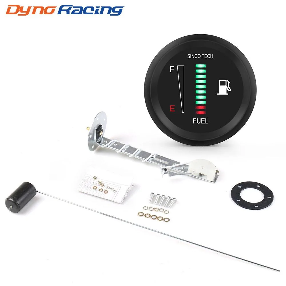 Dyno Racing Dyno Racing 52mm Fuel Level Gauge 8-18V with Sensor — product photo