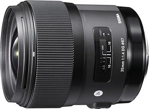 SIGMA SIGMA 35mm f/1.4 DG HSM Art Sony 340205 camera lens — product photo