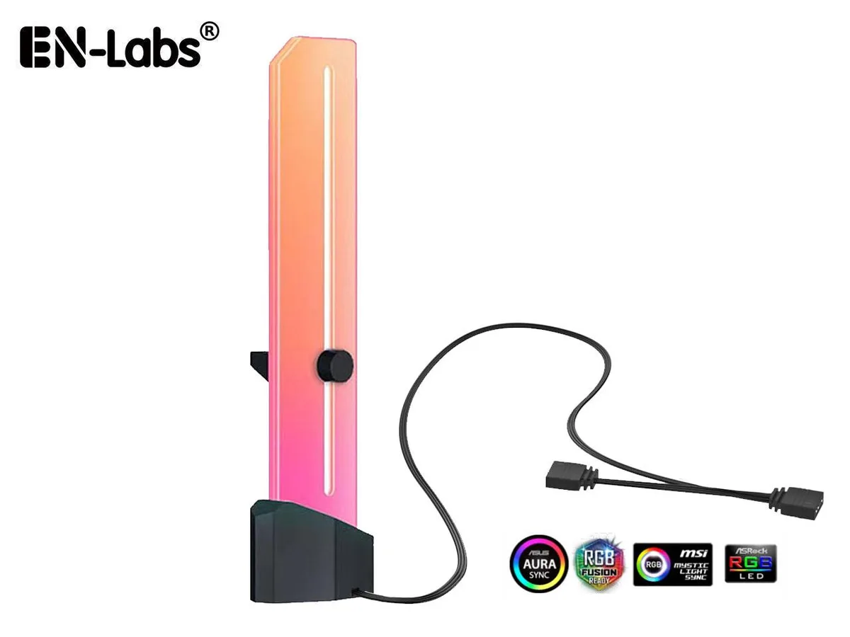 EN-Labs EN-Labs ARGB GPU Brace 1.38"–6.77" Adjustable Acrylic Support — product photo