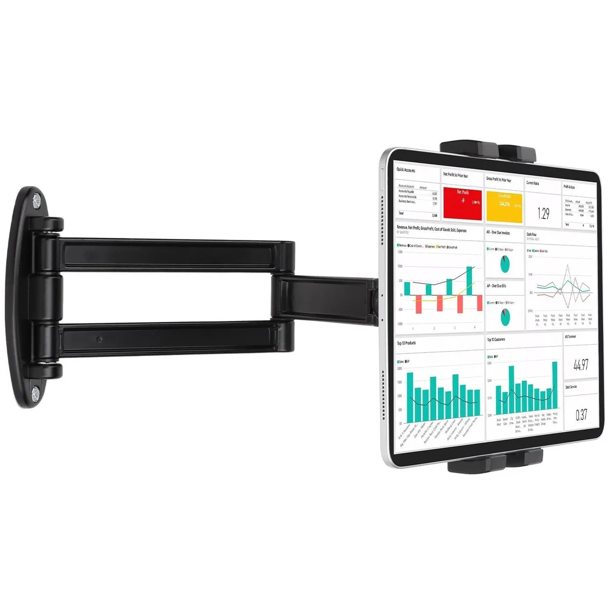 Barrow Mods Barrow Mods Foldable Wall Mount 2 in 1 Accessory 12.9 inch 10kg 360° — product photo