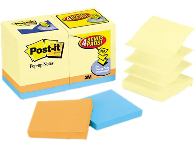 Post-it Post-it R330-144B sticky note refill 100 sheets 18 pack — product photo