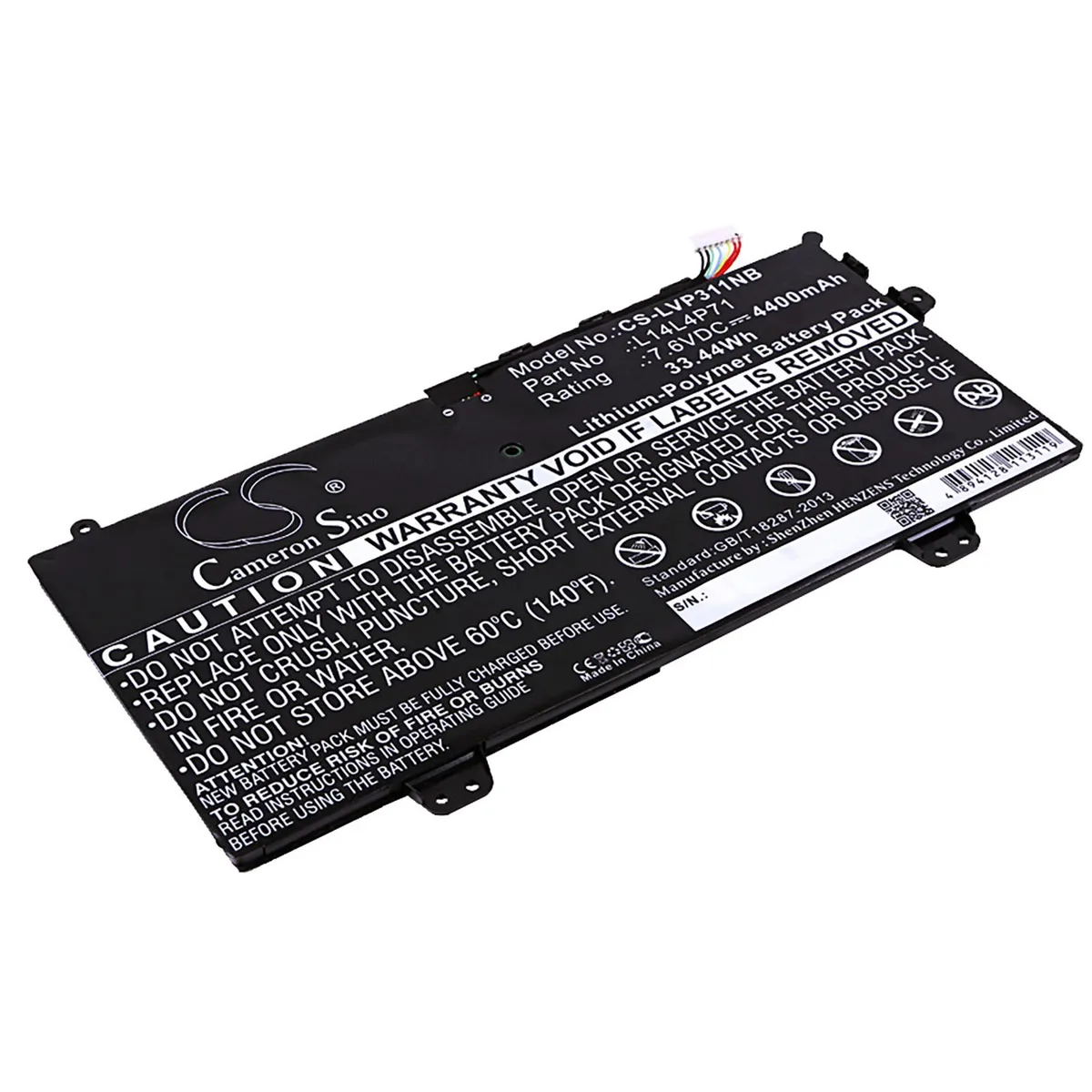 Cameron &amp; Co Cameron &amp; Co DS-CS-LVP311NB laptop battery 7.6V 4400mAh 33.44Wh — product photo