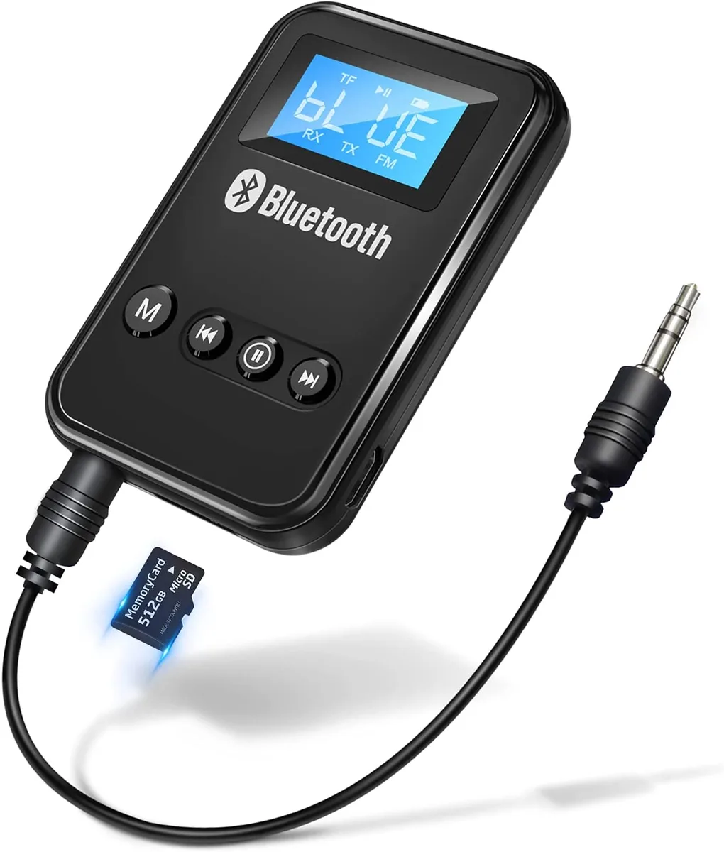 IHDAPP IHDAPP 3#Q1177_B Bluetooth 5.0 Adapter with LCD Display — product photo