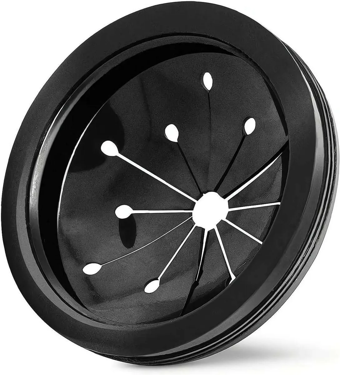 Black 3-Inch Garbage Disposal Splash Guard — product photo