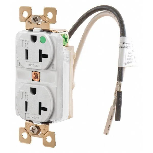 Bryant Bryant 8300WTR 20 A 125 V 1.0 hp straight blade plug — product photo