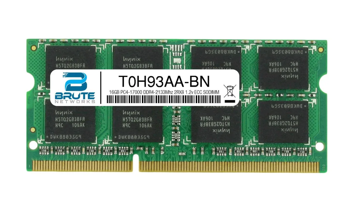 Brute Networks Brute Networks 16GB DDR4-2133 ECC SODIMM 2Rx8 1.2v PC4-17000 CL15 — product photo