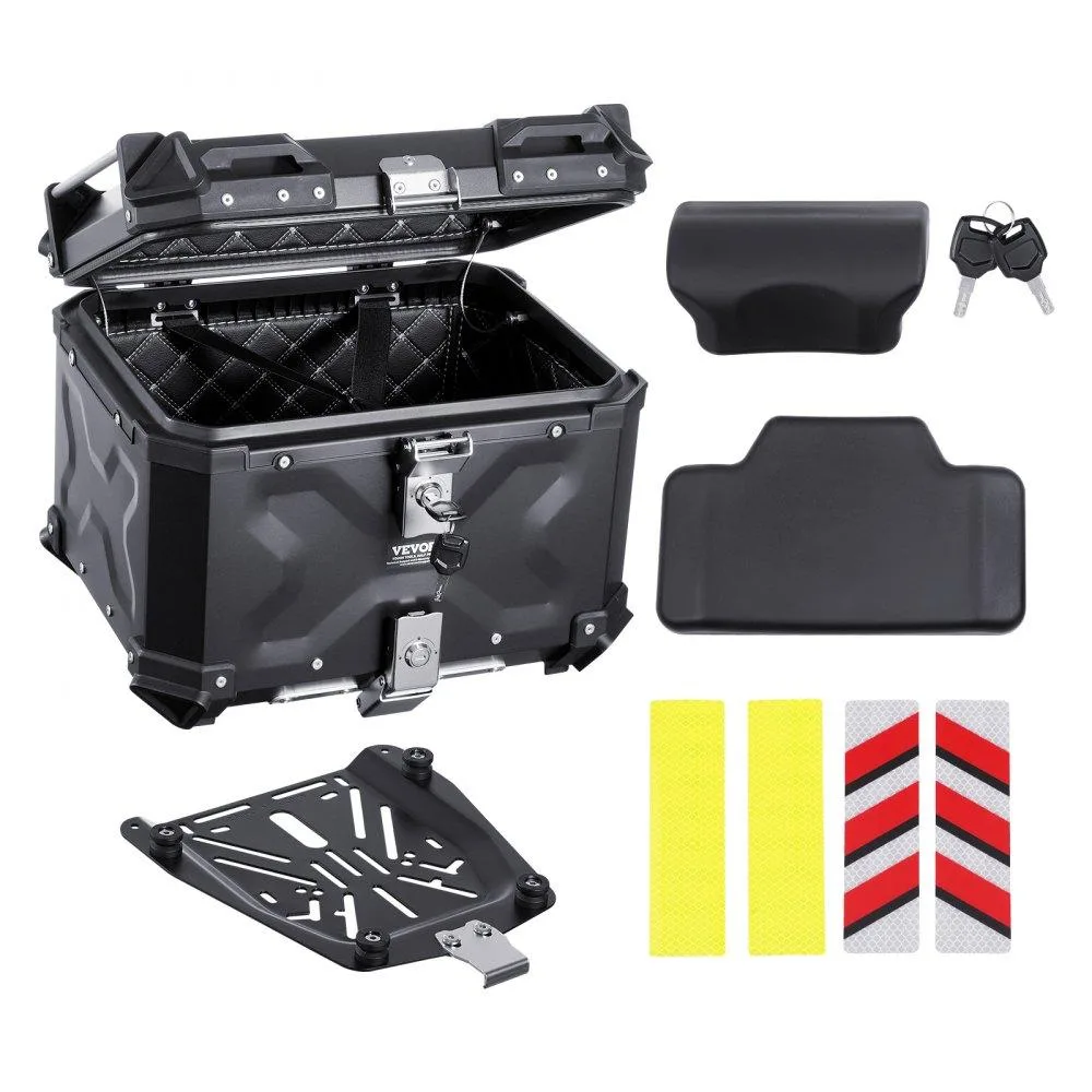 VEVOR VEVOR 45L Motorcycle Top Case with Leather Lining — product photo