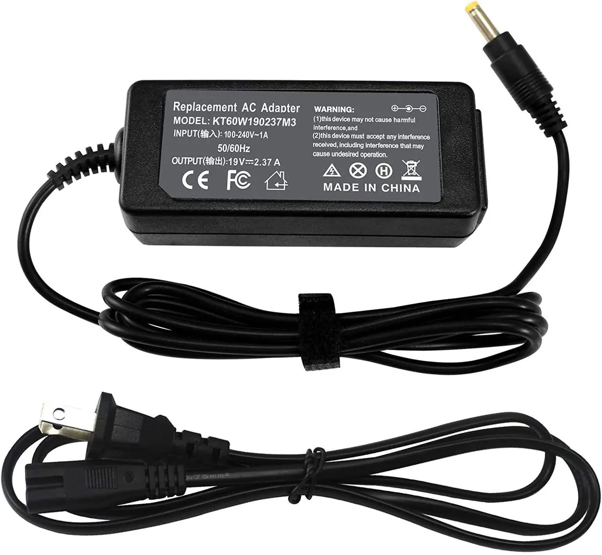 myVolts myVolts AC adapter for Toshiba Chromebook 2 CB35-C3350, CB30-B3123, CB35-C3300 — product photo
