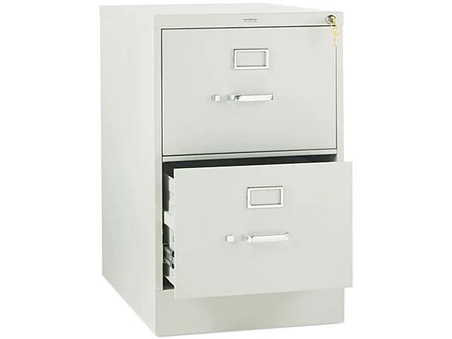 HON HON 312CPQ 310 Series Two-Drawer Legal File Cabinet 26.50" Depth Light Gray — product photo