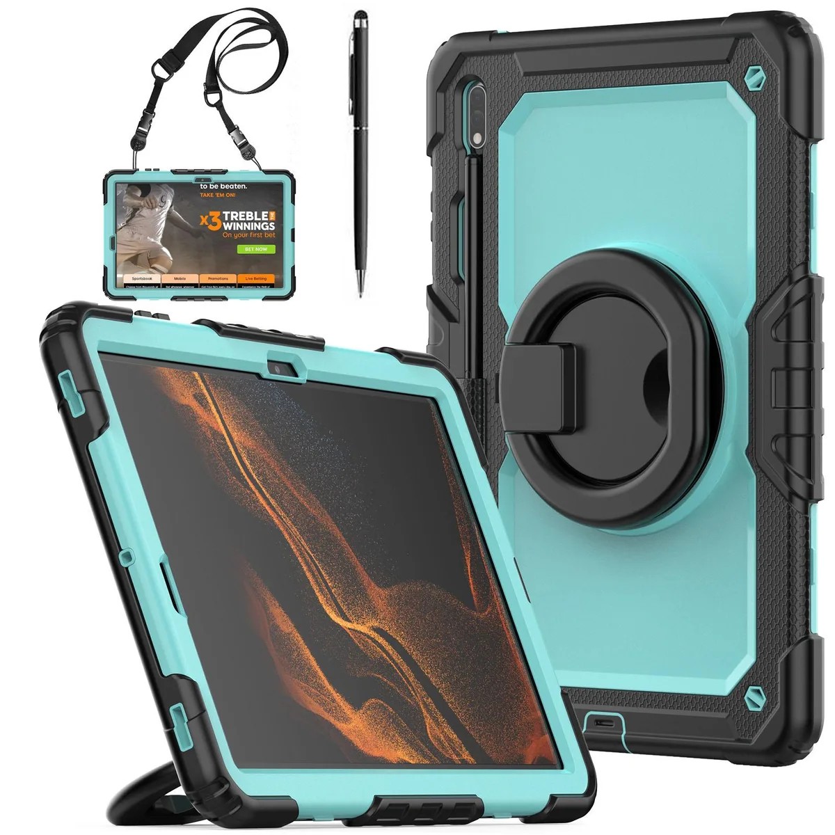 BONAEVER BONAEVER SM-X800/SM-X806 12.4 inch laptop case Light Blue — product photo