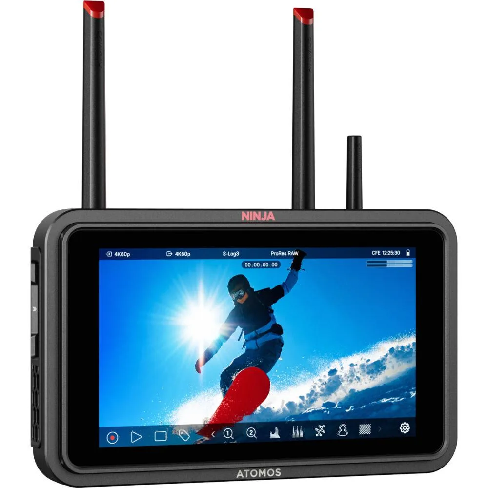 Atomos Ninja TX 5.2 inch monitor recorder with touchscreen and SDI HDMI ports
