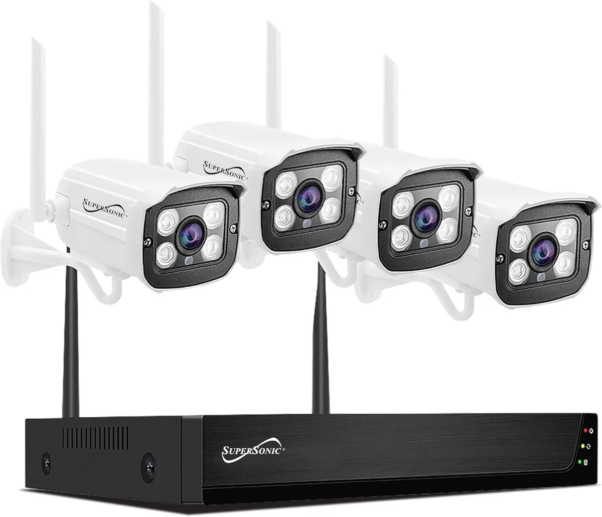 SUPERSONIC SUPERSONIC SC-5004NVR-Kit 4CH 1080P WiFi Surveillance Security System 1TB HDD — product photo