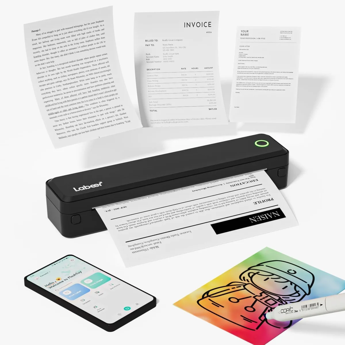  Honeywell U8 Desktop Thermal Label Printer 14.33in W 620g — product photo
