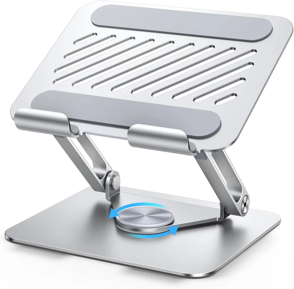 Vszerda Vszerda tablet stand silver 360° rotating dual rod 4–13 inch — product photo