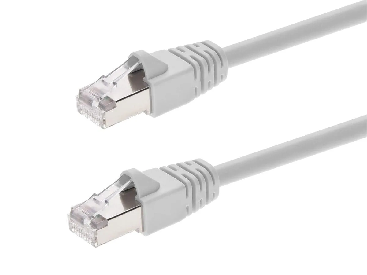 Monoprice Inc. Monoprice 124361 Cat6A STP Ethernet Cable 10ft White 26AWG 550MHz — product photo
