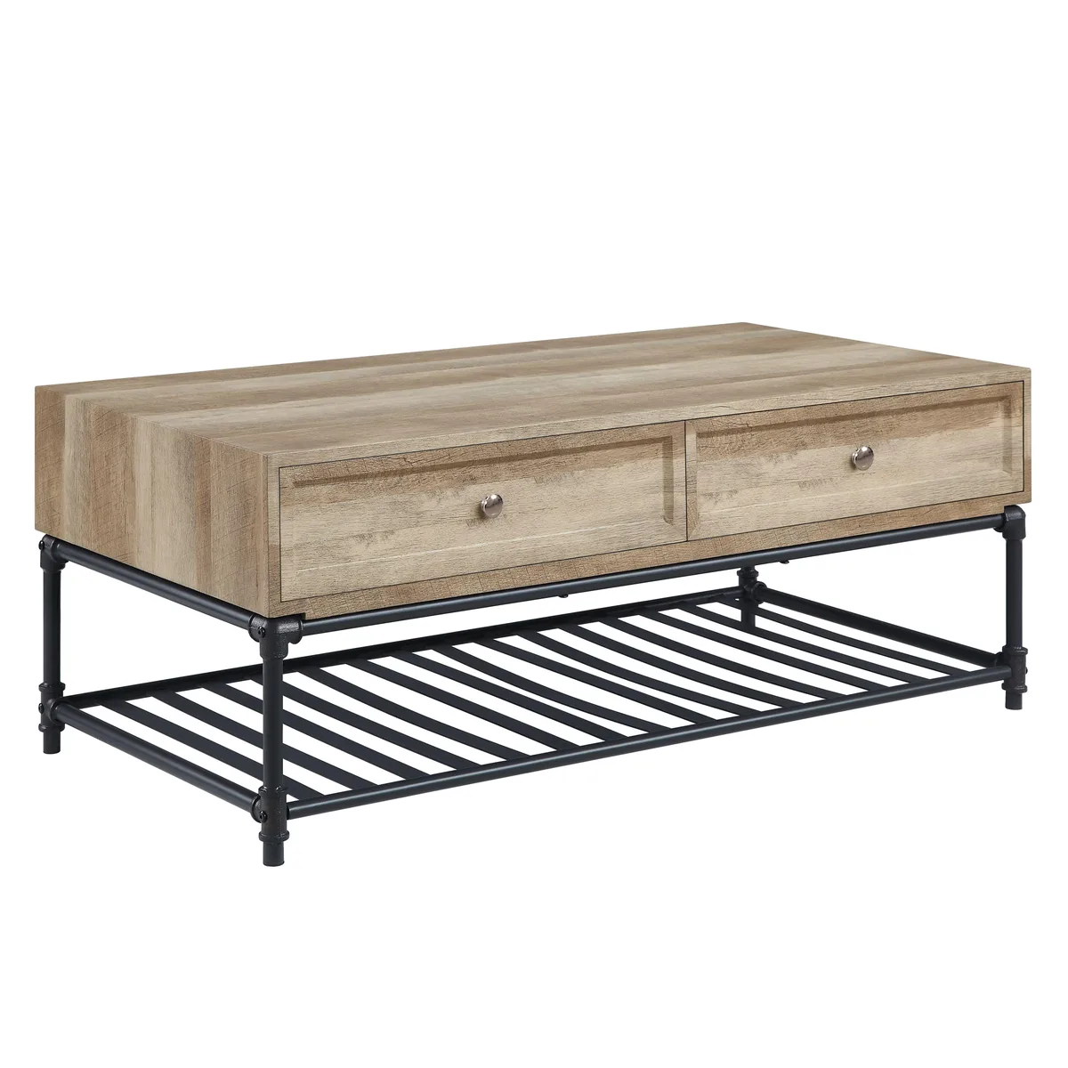 tuphen tuphen Brantley Oak &amp; Sandy Gray Coffee Table 44"L x 23"W — product photo