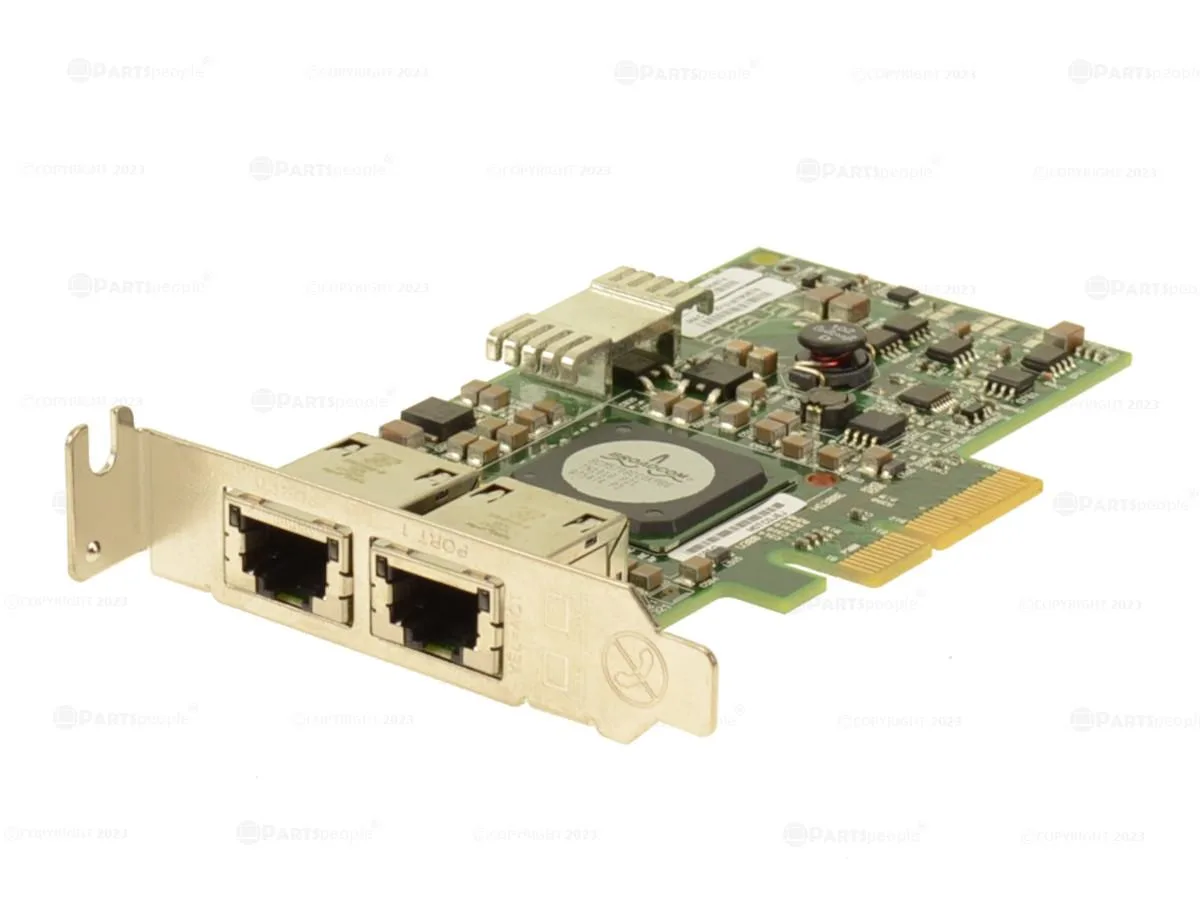 DELL DELL Broadcom 5709 Dual Port Gigabit 10/100/1000 Low Profile U671R network card — product photo