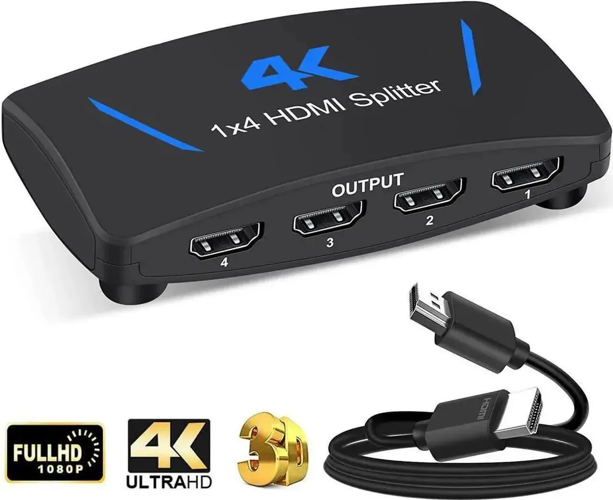 Vszerda Vszerda 4K HDMI Splitter 1x4 4K@30Hz Powered — product photo