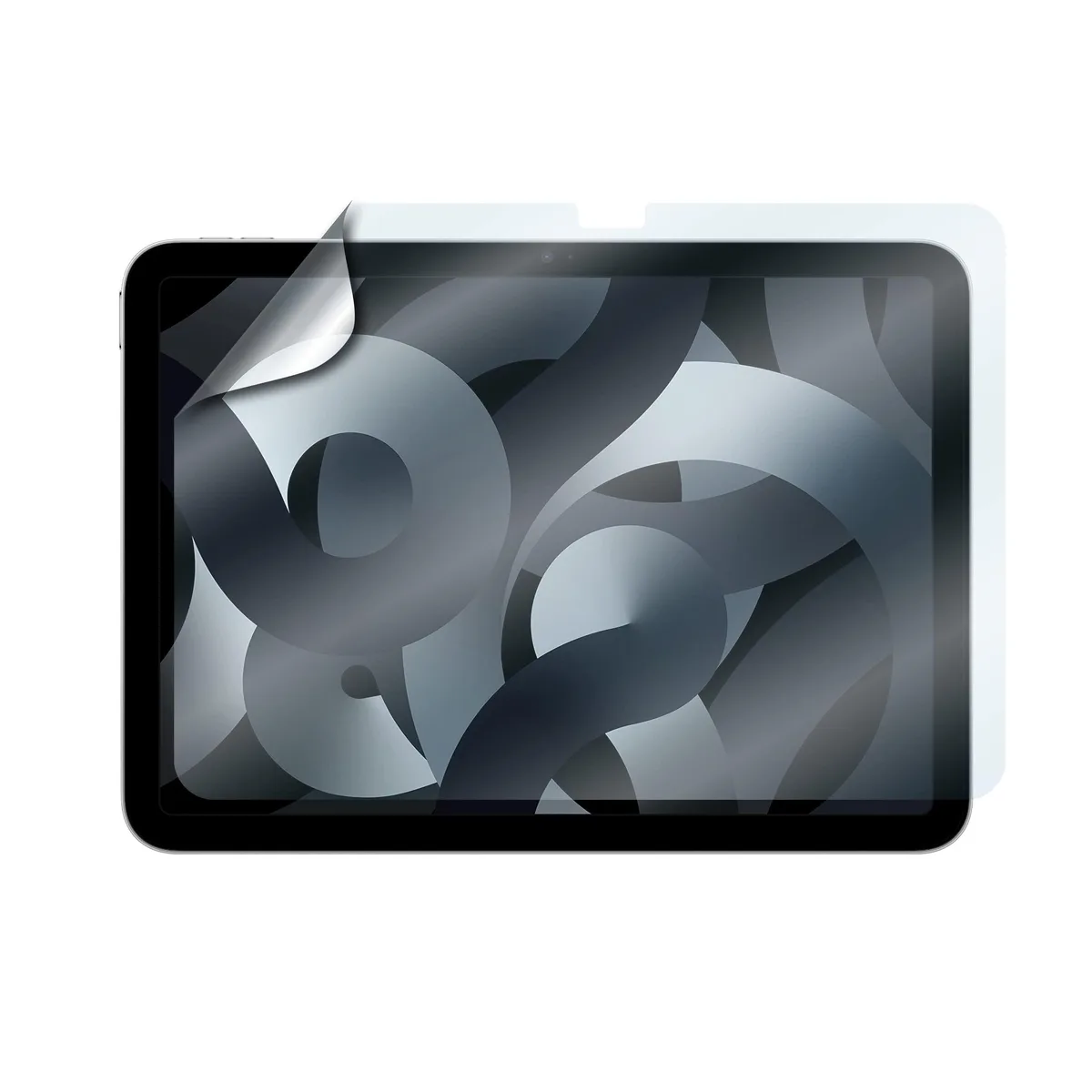 Transparent ultra-thin screen protector with cleaning cloth and application card