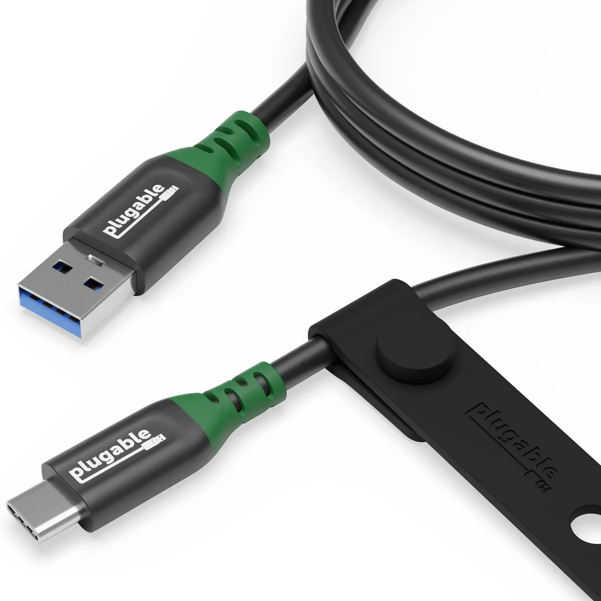 Plugable Technologies Plugable Technologies USBC-A1M USB cable USB-C to USB-A 10Gbps 15W 3.3ft — product photo