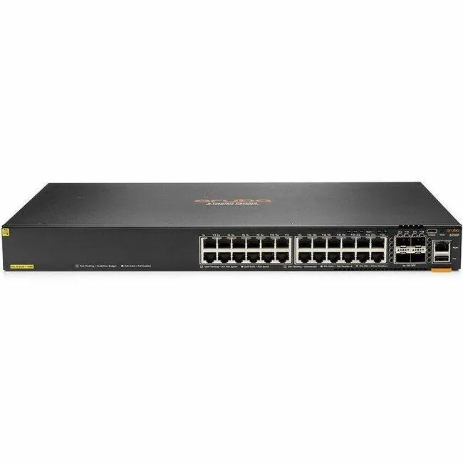 HPE HPE Aruba CX 6200F JL725B#ABA 24G PoE 4SFP+ network switch — product photo