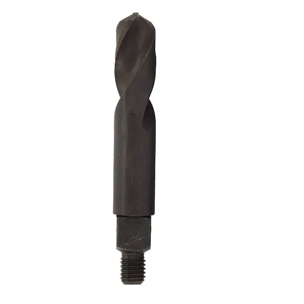 Cobalt threaded shank drill bit with split point