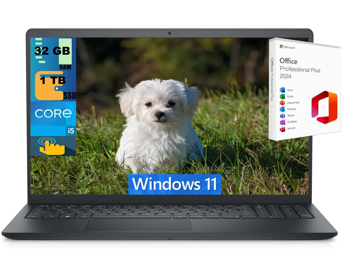 DELL DELL Inspiron 15 laptop 15.6" FHD touchscreen i5-1334U 32GB 1TB — product photo