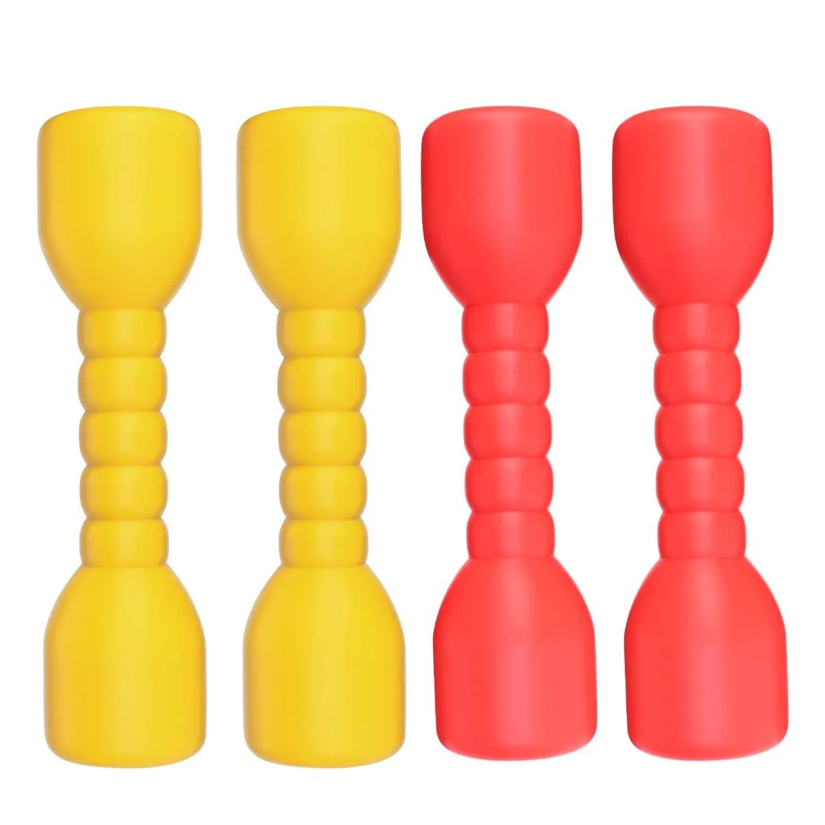NUOBESTY Mini Fitness Dumbbell Toys 2 Pairs Colorful PE — product photo