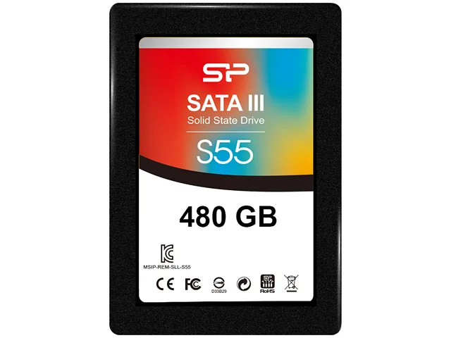 Silicon Power Silicon Power Slim S55 2.5" 480GB SATA Internal SSD SP480GBSS3S55S25 — product photo