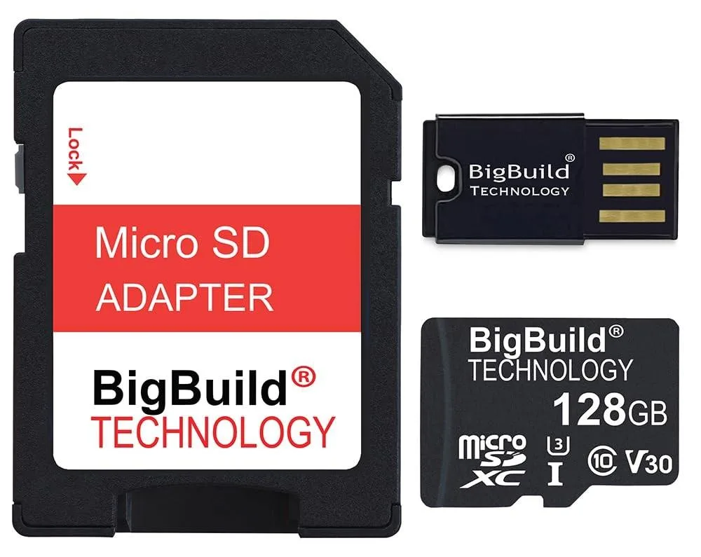 GSM Outdoors GSM Outdoors 128GB microSDXC U3 100MB/s 2 in 1 accessory — product photo