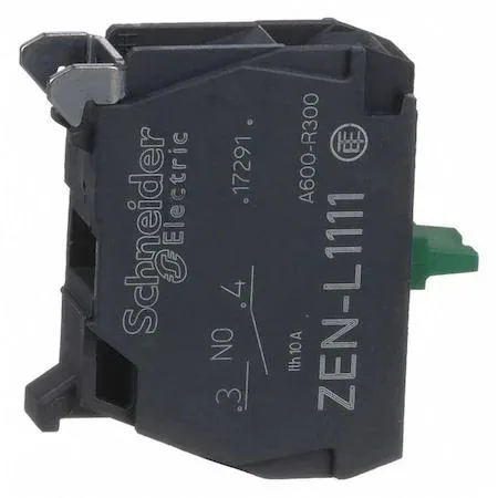 Schneider Electric Schneider Electric ZENL1111 1NO 22mm Screw-Clamp Contact Block — product photo