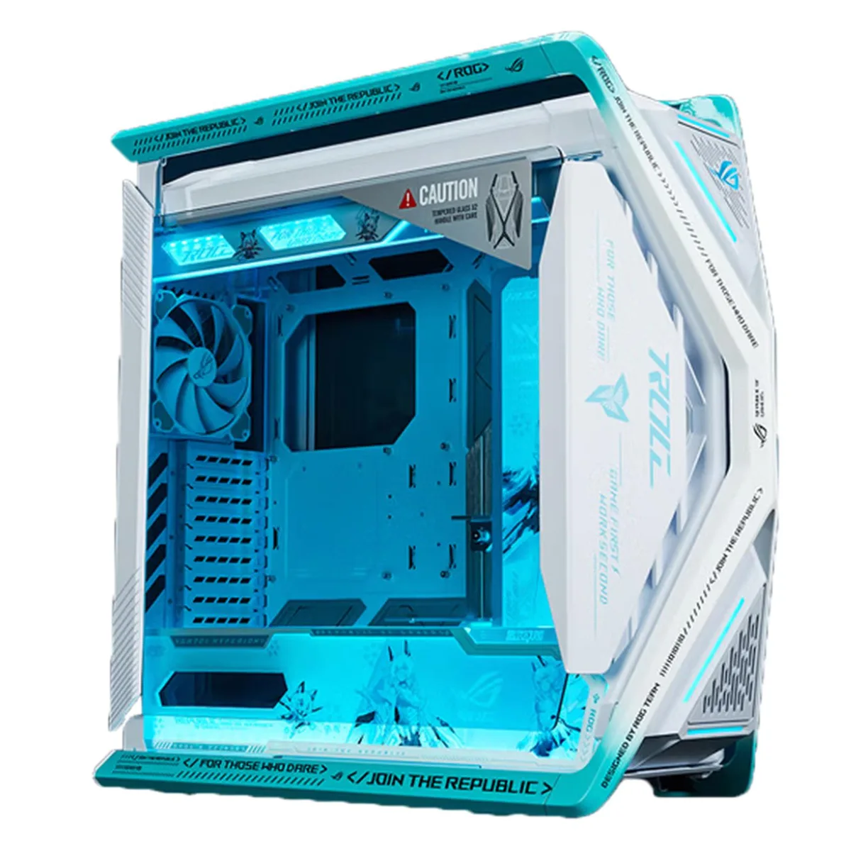 ASUS ASUS ROG GR701 Strix Snow Full-Tower PC Case Blue — product photo