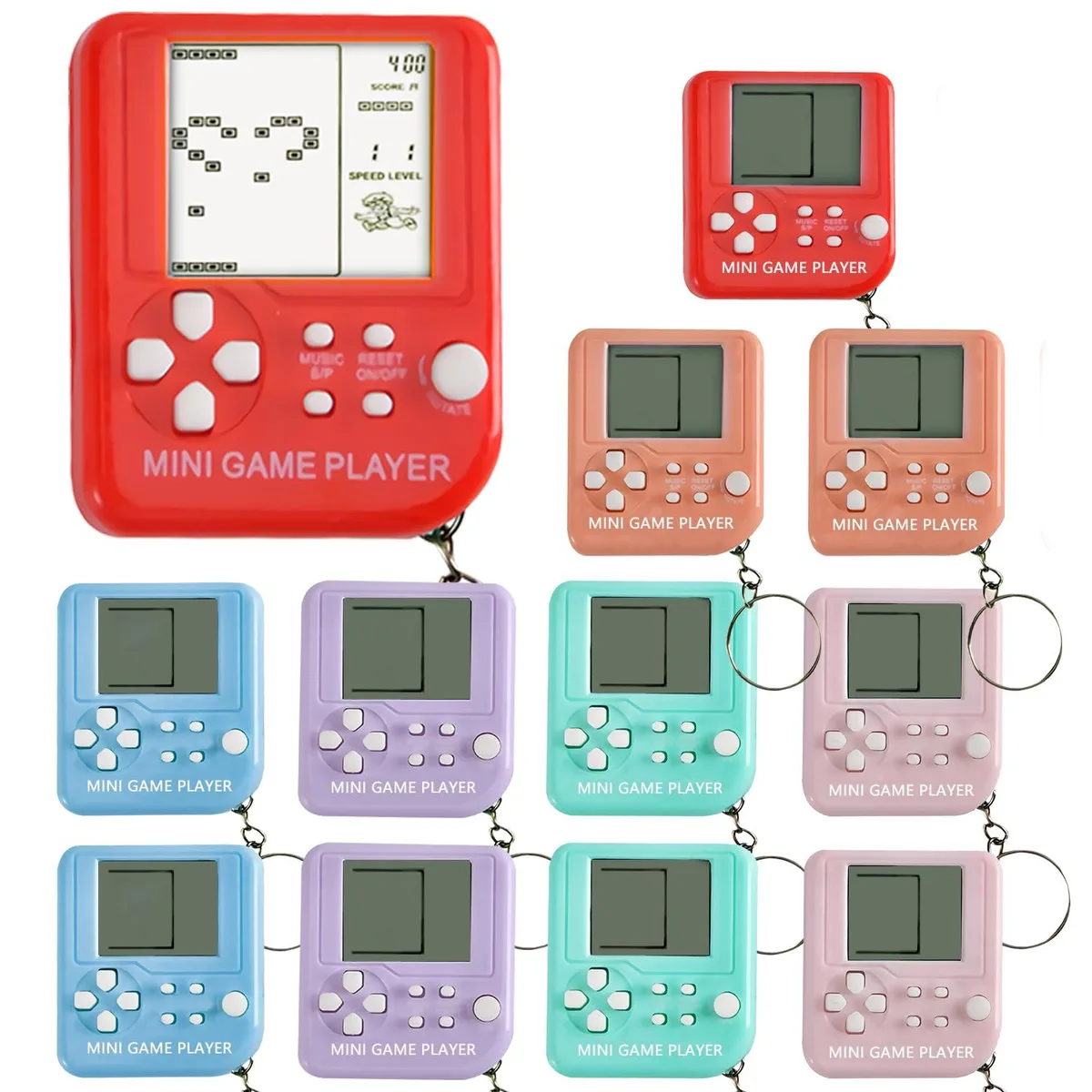  DJMUMU 12-Pack Video Game Keychains Collectibles — product photo