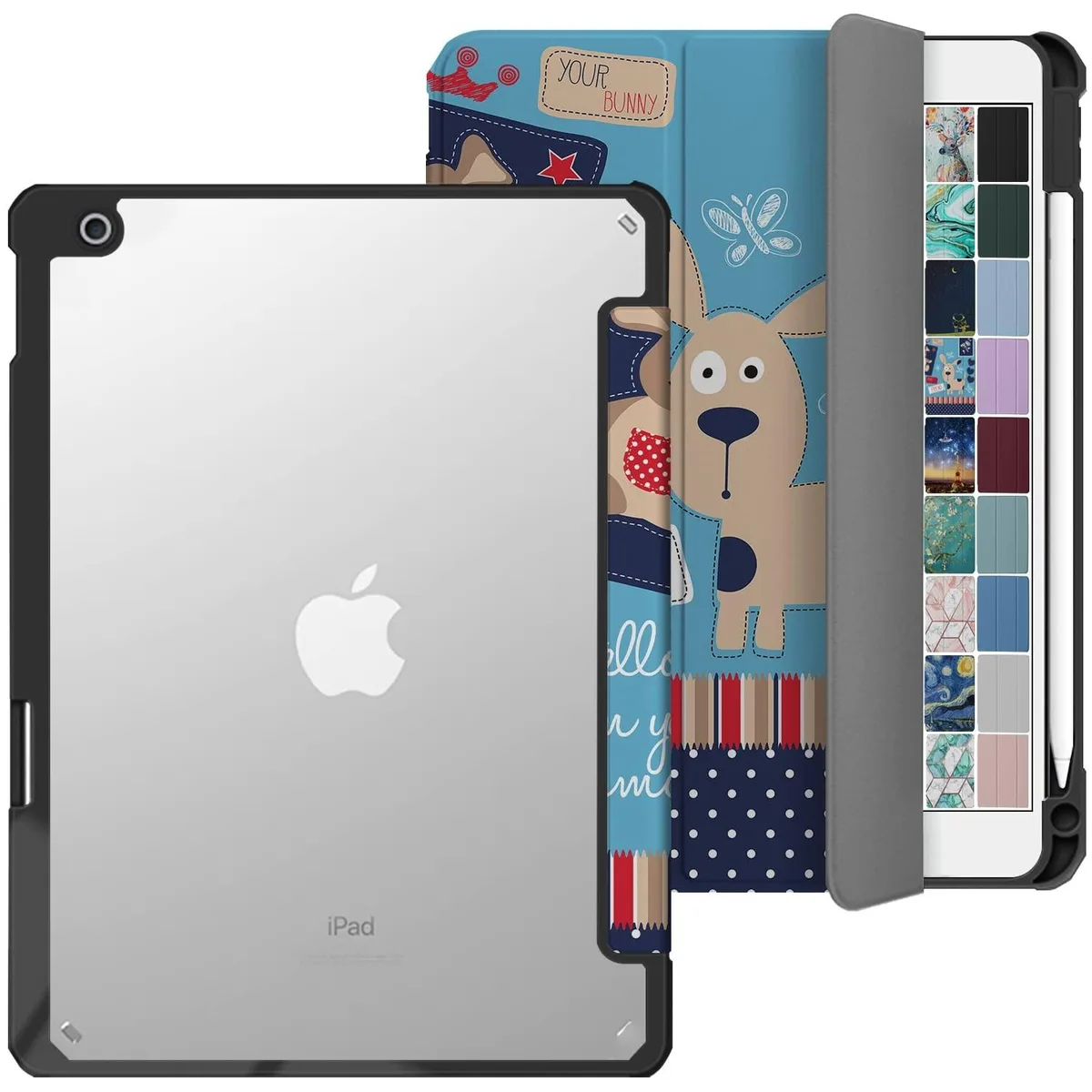 ARCTIC ARCTIC 2 in 1 Accessory for iPad 10.2 9th 8th 7th Gen Puppy Friend Print — product photo