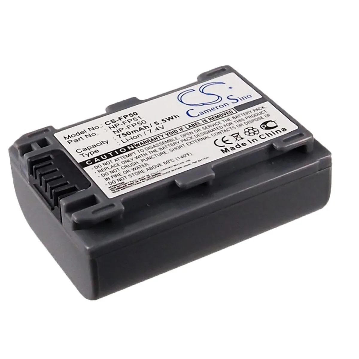 Cameron &amp; Co Cameron &amp; Co DS-CS-SDX500MX camera battery 2050mAh 7.3V — product photo