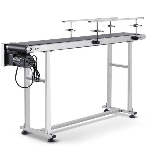 VEVOR VEVOR MS15020 Belt Conveyor 59 x 7.8 in Double Guardrail — product photo