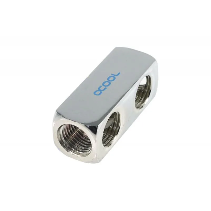 Alphacool Alphacool G1/4 5-Way Connection Terminal Chrome 17026 — product photo