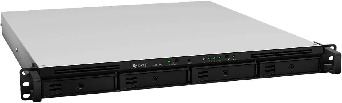 Synology Inc. Synology Inc. RS1619xs+ 4-bay rackmount NAS 8GB DDR4 — product photo