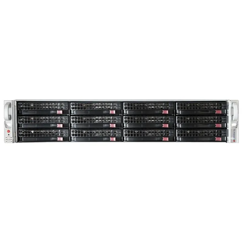 Supermicro Supermicro SYS-6028U-TR4T+ 2U rack server 2x Xeon E5-2697 v4 18C 128GB DDR4 12x 3.5" 9361-8i X540 2x 1000W — product photo